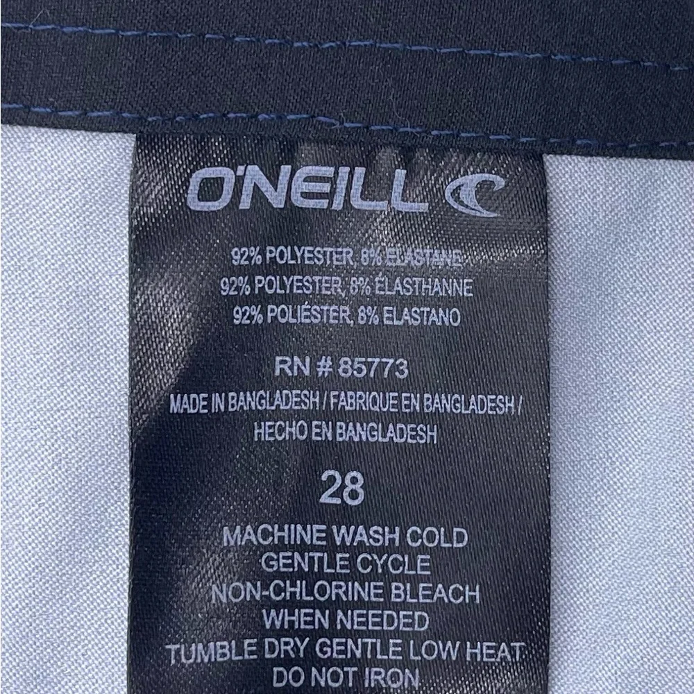 O'Neill Brisbane Swim Trunks Boardshorts Full‎ Length Blue Men's Size 28 NWT New